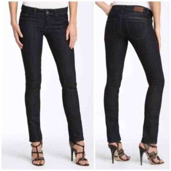 DL1961 'Jessica' Low Rise Y2K Style Black Skinny Jeans | Size 28 - Picture 1 of 14